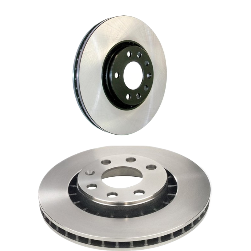 Premium Vented Brake Rotors with Geomet Coating - Superior Heat Dissipation Longevity