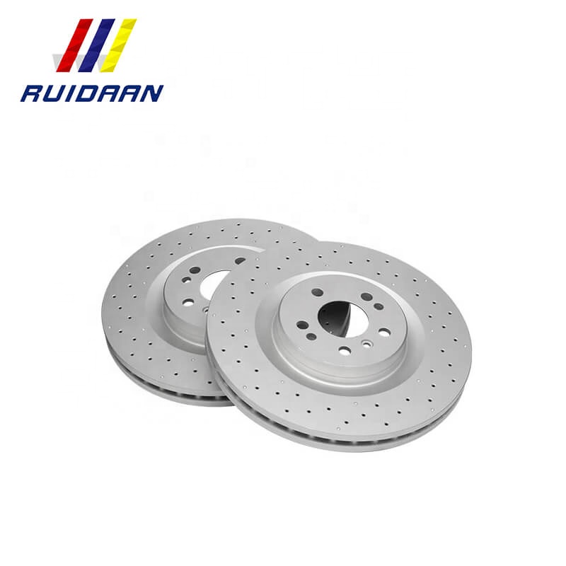 High Quality Wholesale Auto Parts Brake Rotor Discs Suppliers Slotted and Drilled Performance Brake Rotor