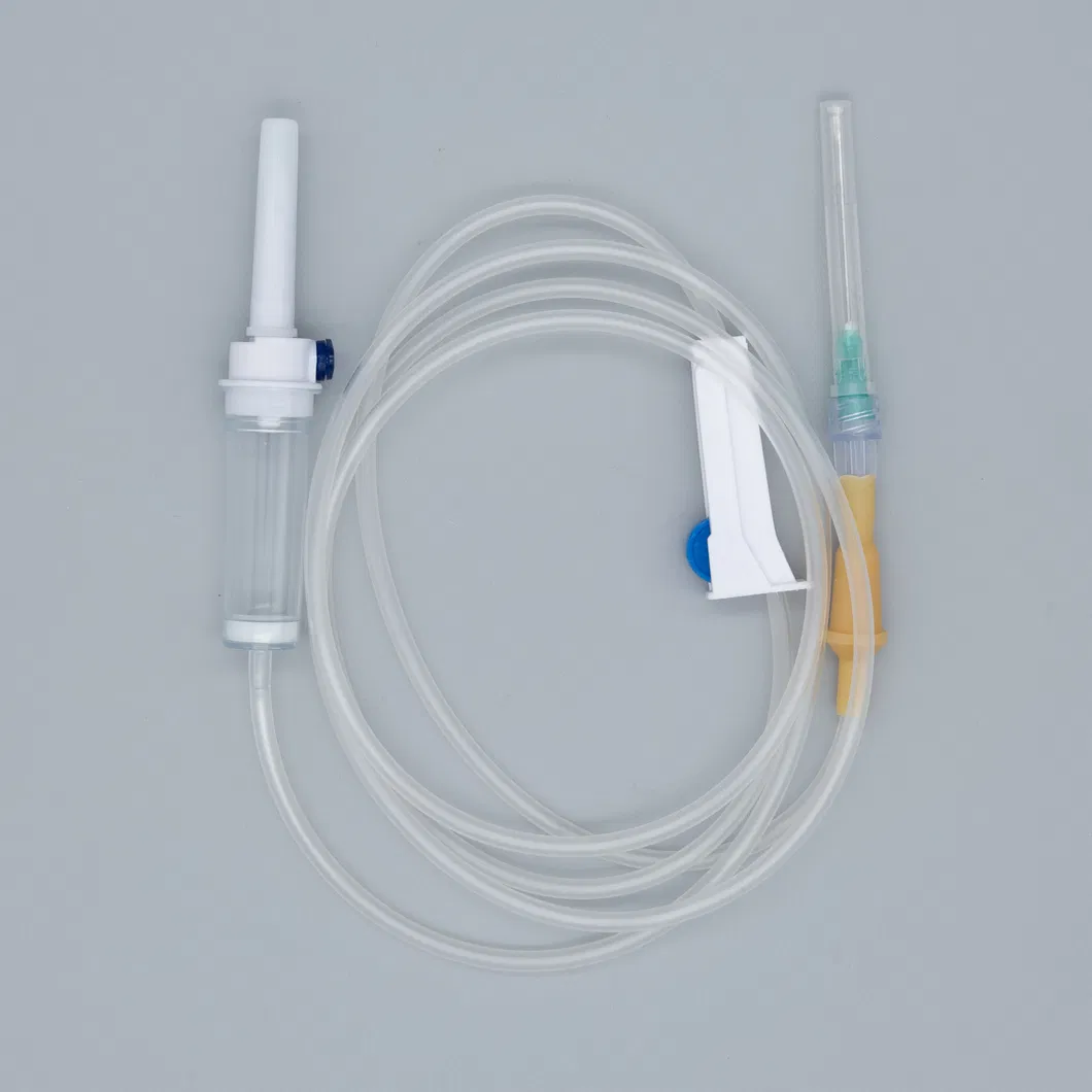 Conjunto de infusión desechable médico de seguridad