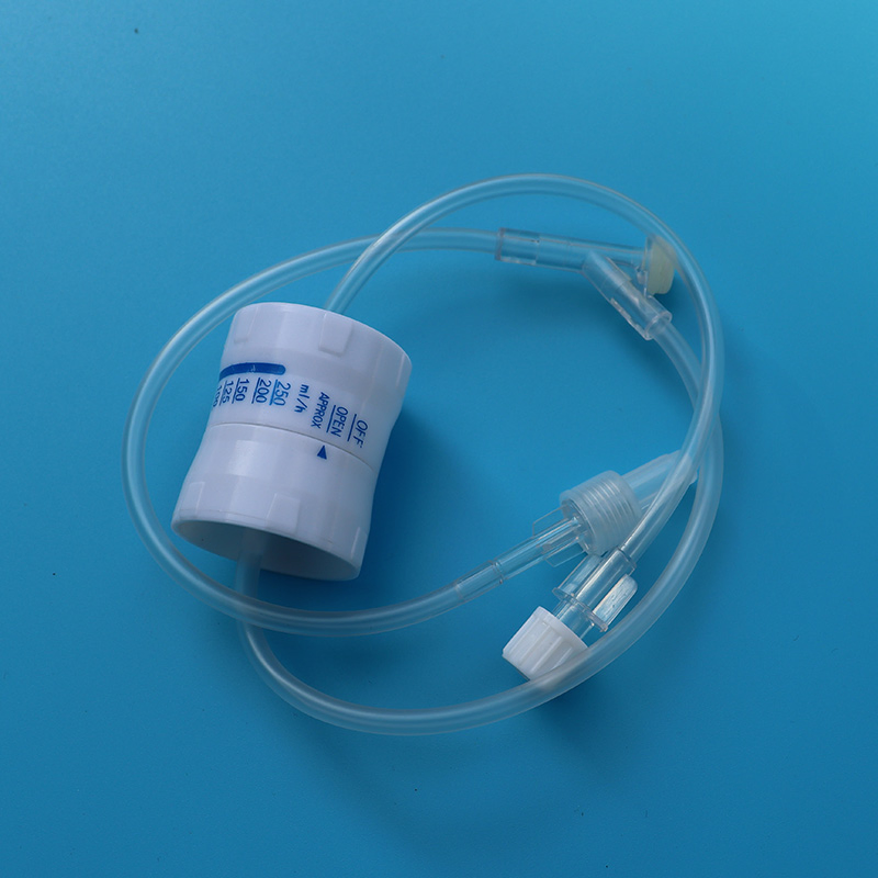 Productos médicos juego desechable de extensión de tubo IV regulador de flujo conjunto de infusión