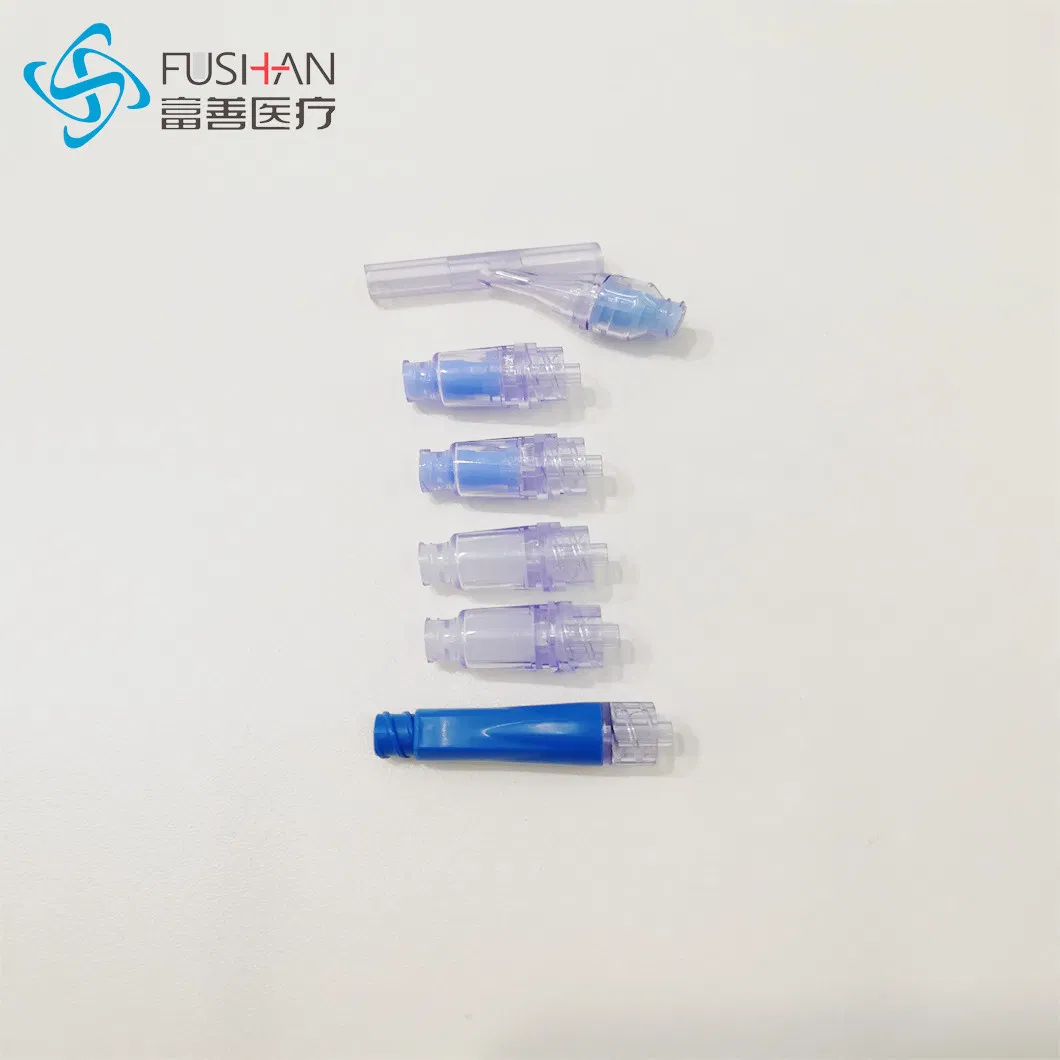 Conector sin aguja desechable para infusión a precio de fábrica Fushan con CE, ISO, FSC