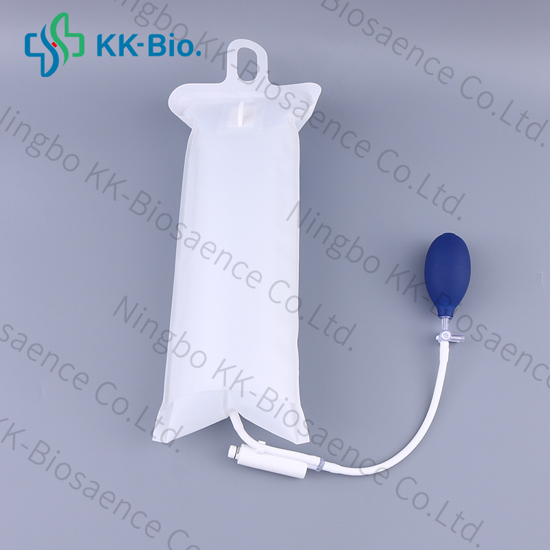 Bolsa de infusión manual a presión con manómetro aneroide