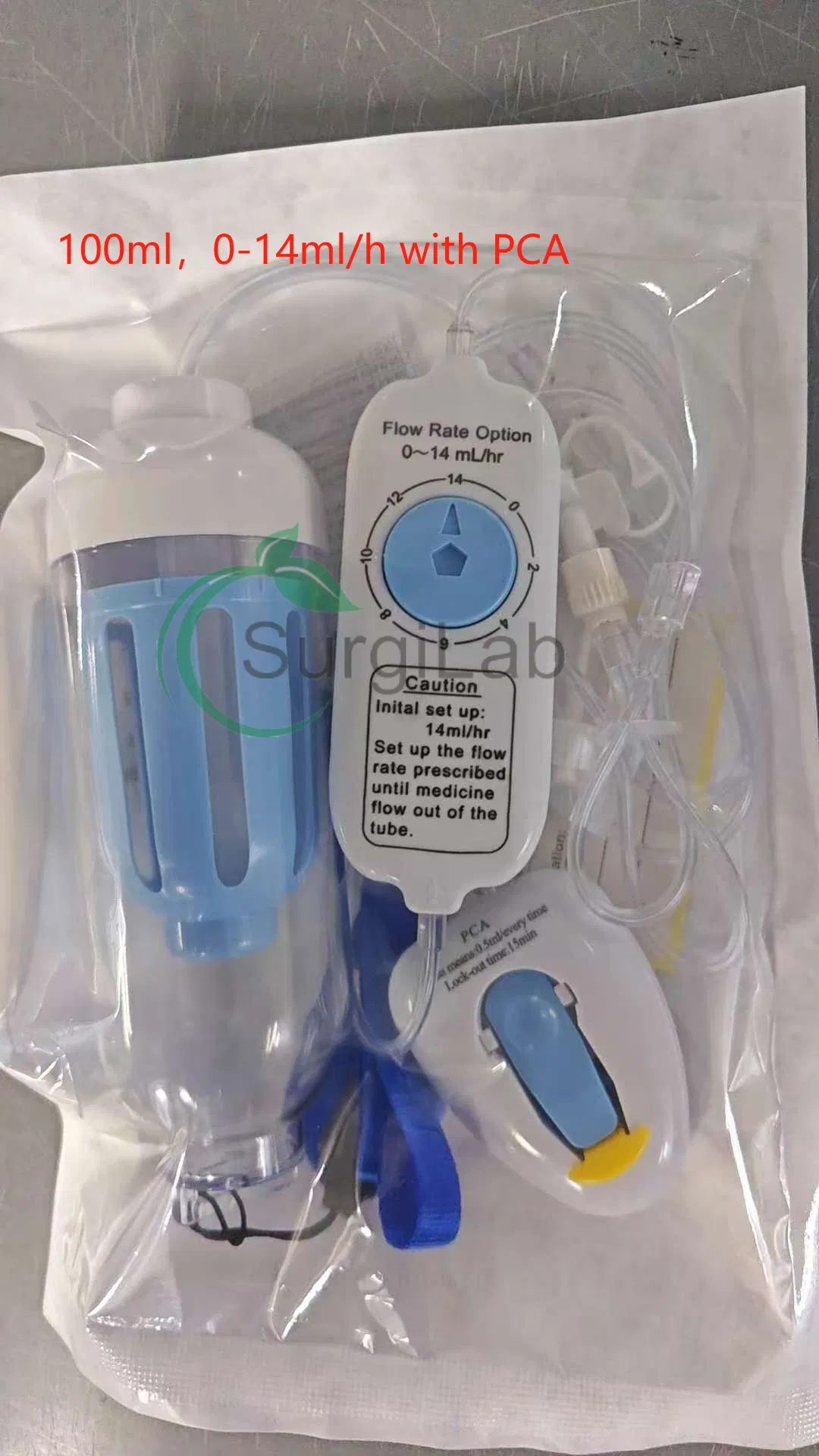 Bomba de infusión suave elastomérica de un solo uso para quimioterapia y manejo del dolor