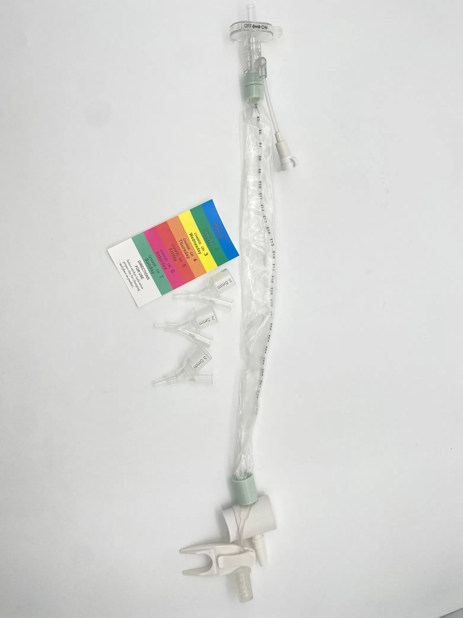 Catéter de Succión Cerrado Neonatal y Pediátrico con 3 Adaptador Traqueal en Y
