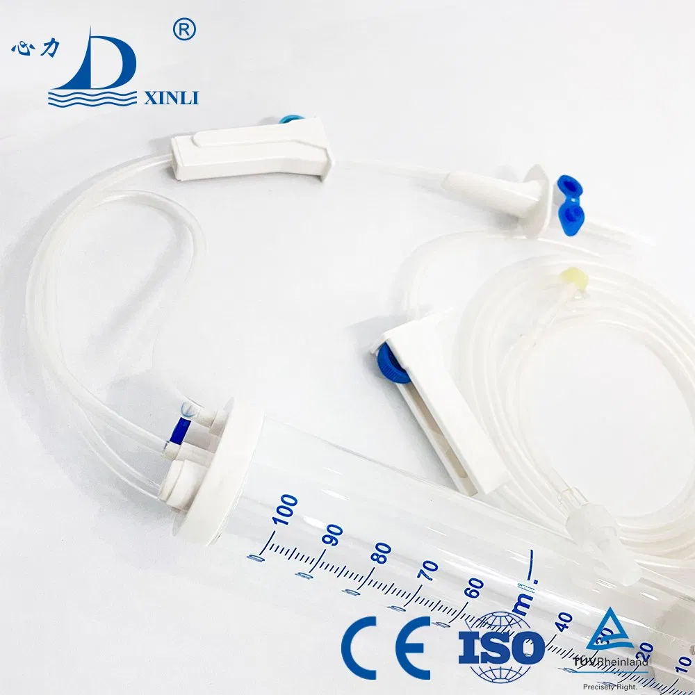 Conjunto de bureta intravenosa estéril de gravedad desechable CE/ISO para niños