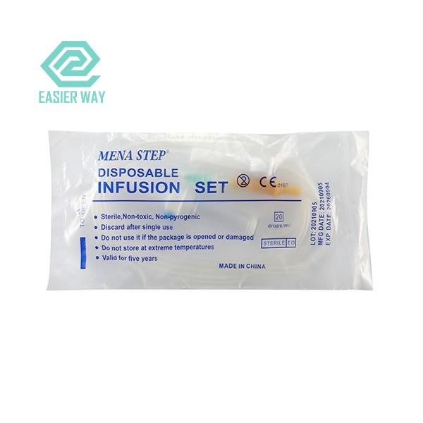 Conjunto de infusión barato de bajo precio para uso veterinario