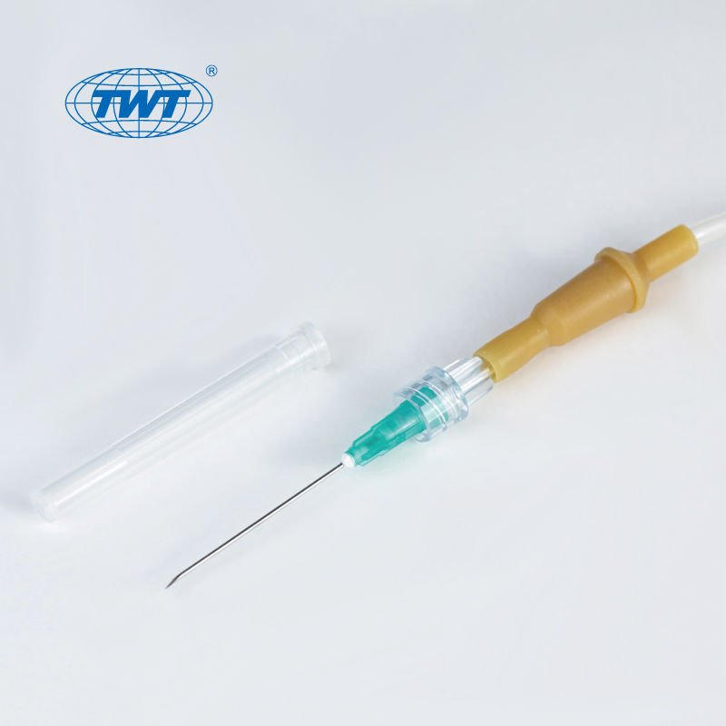 Conjunto de infusión médica desechable con aguja, bureta y filtro