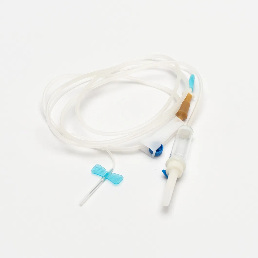 Conjunto de infusión desechable con aguja para señuelos