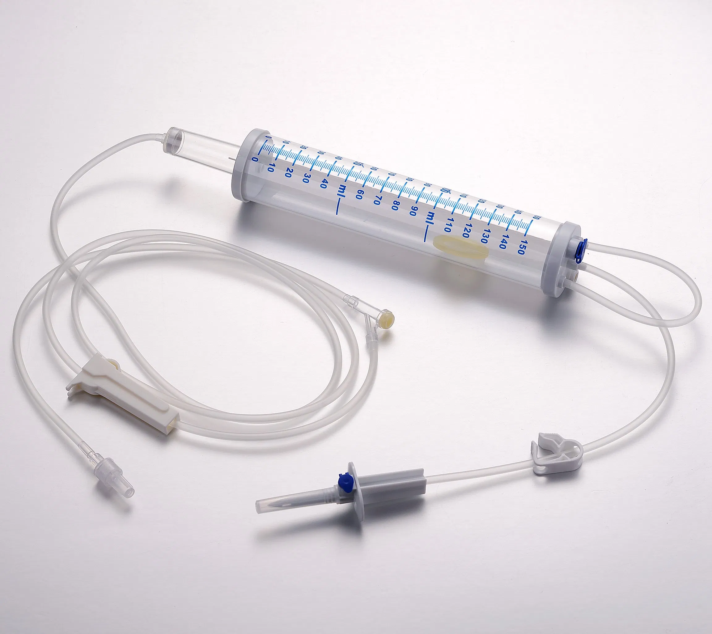 Conjunto de infusión IV estéril desechable suave y quirúrgico personalizado de OEM para hospitales