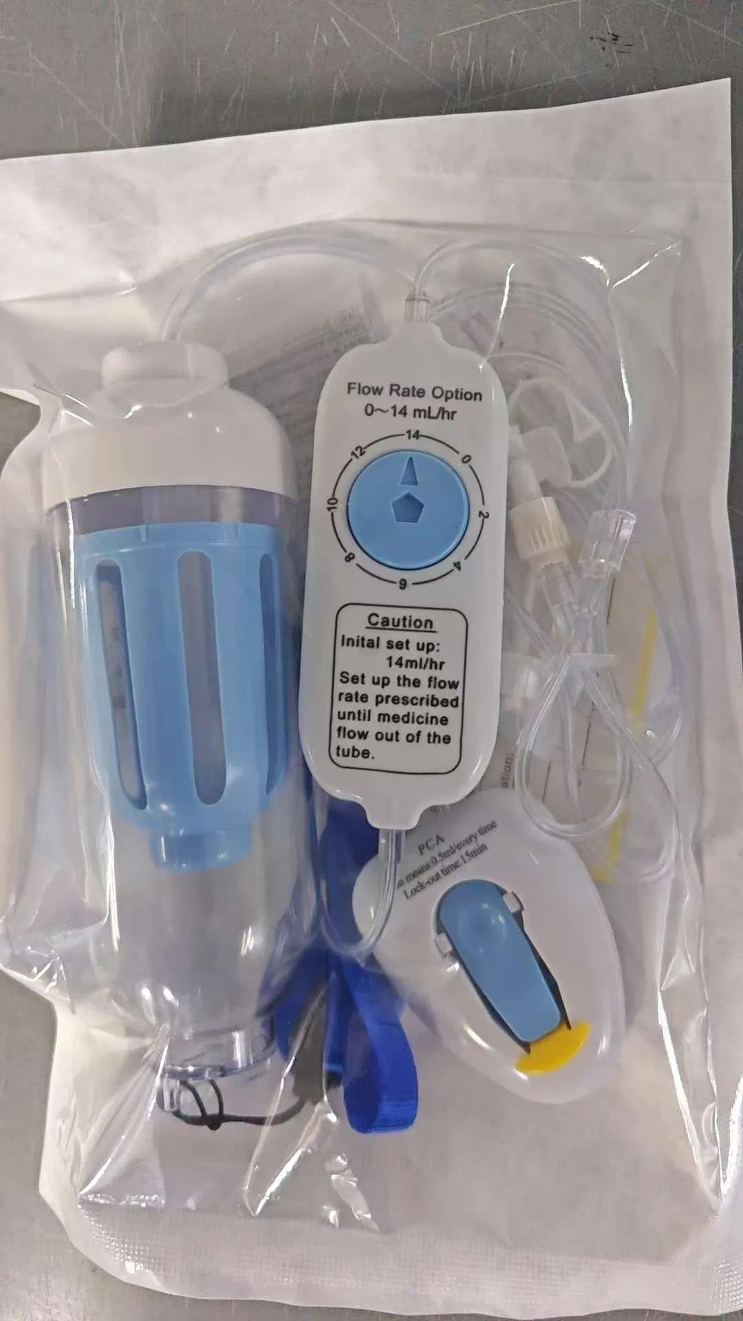 Bomba de infusión suave elastomérica de un solo uso para quimioterapia y manejo del dolor