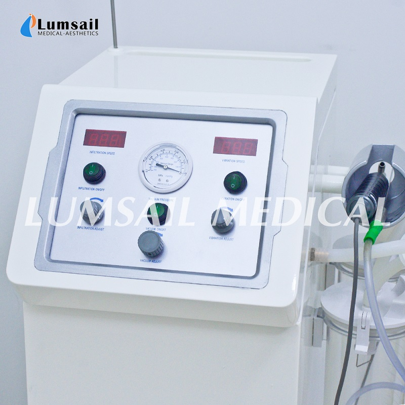 3-in-1 Sistema de liposucción PAL con bomba de infusión, cánula vibrante y succión de alta vacío