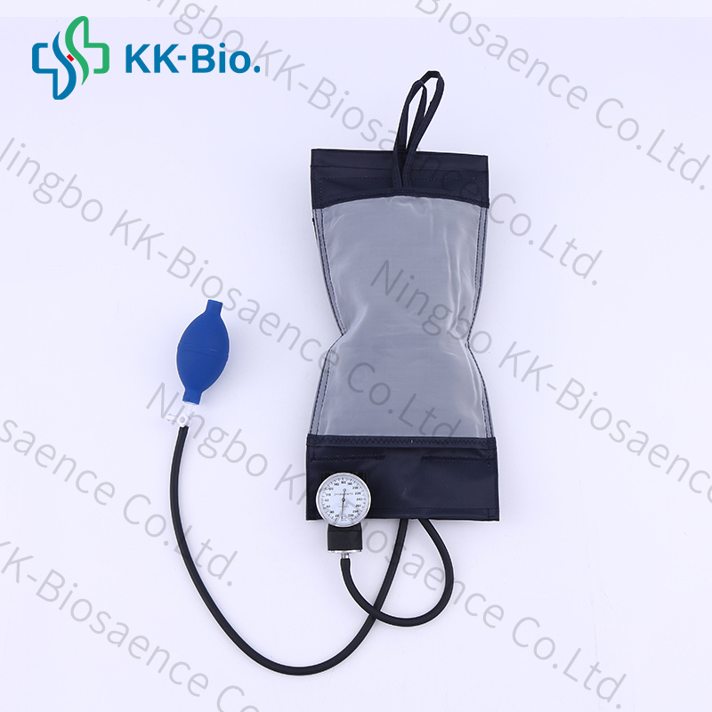 Bolsa de Infusión por Presión 1000ml Infusión Rápida de Sangre y Fluidos con Columna de Visualización de Presión para Emergencias Hospitalarias
