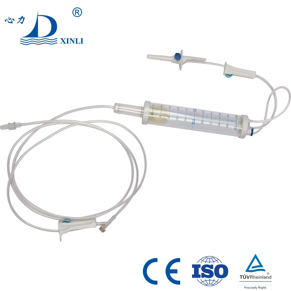 Conjunto de infusión bureta para uso pediátrico 100ml bureta