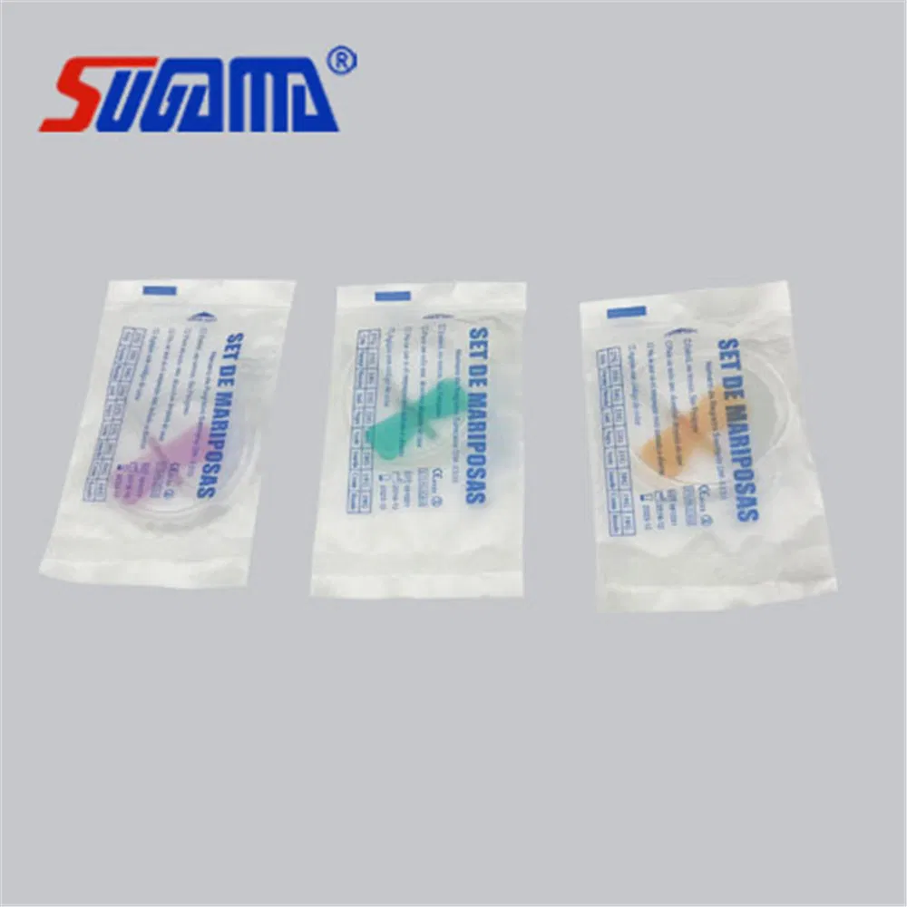 Set de Vena Escalpela Estéril Desechable 22g/IV Aguja Mariposa Aguja de Infusión