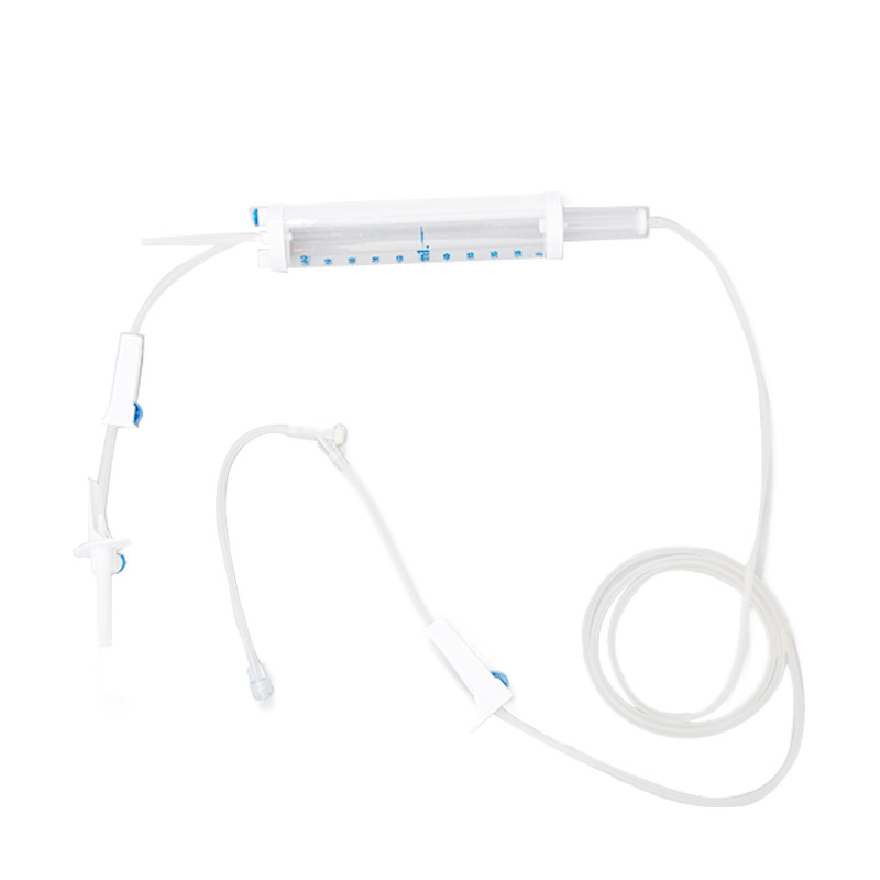 Set de infusión intravenosa pediátrica desechable con bureta 100ml 150ml OEM