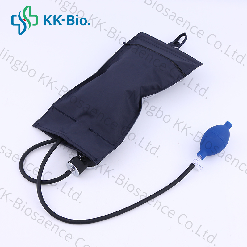 Bolsa de Infusión por Presión 1000ml Infusión Rápida de Sangre y Fluidos con Columna de Visualización de Presión para Emergencias Hospitalarias