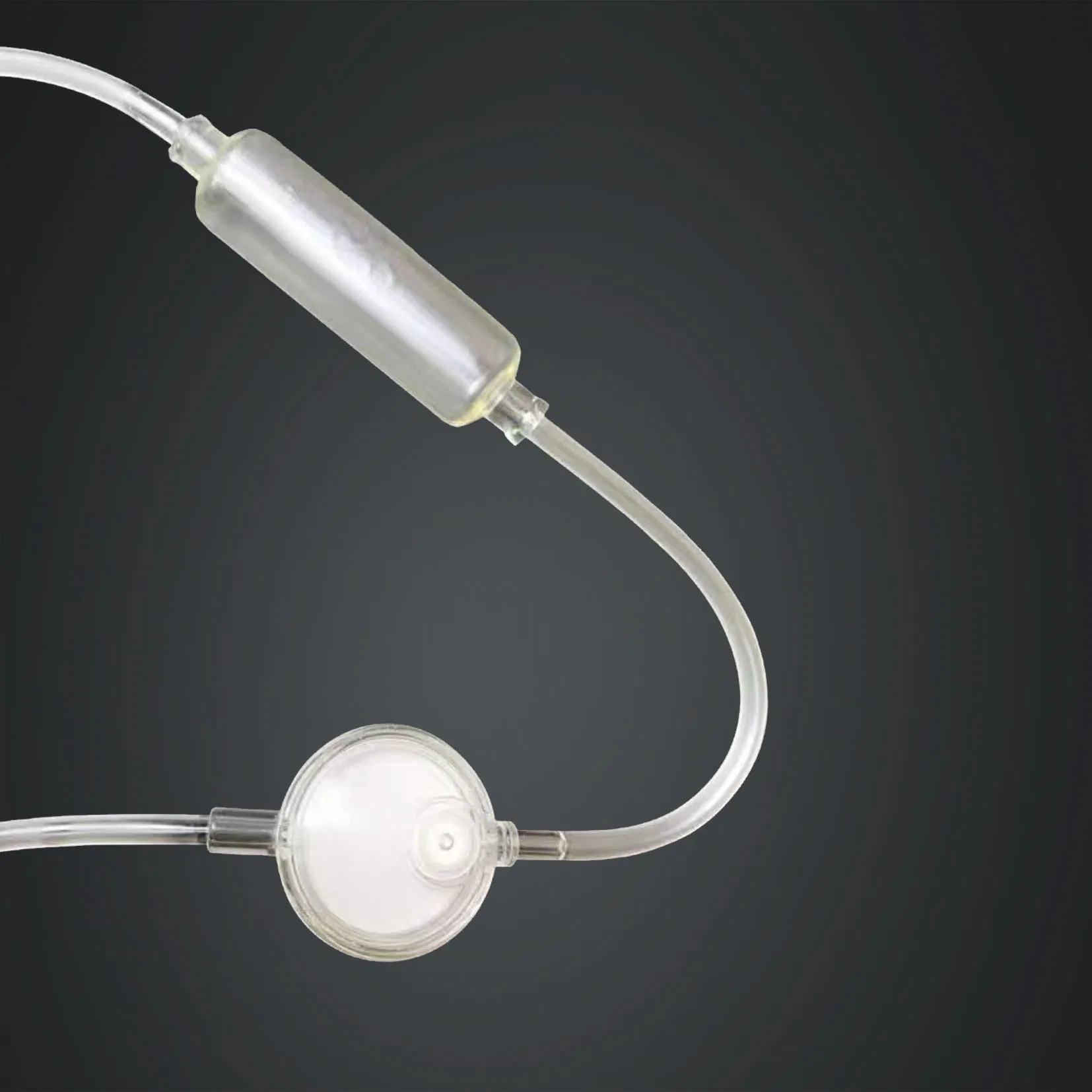 Juego de infusión IV médico desechable con control de flujo preciso para uso quirúrgico