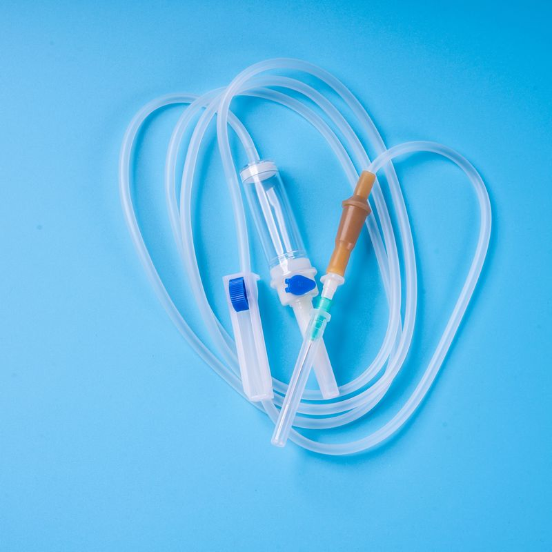 Conjunto de infusión desechable con aguja para señuelos