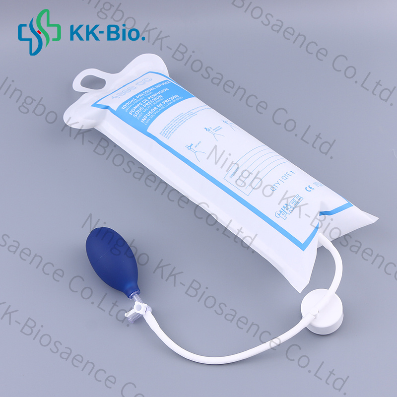 Bolsa de infusión manual a presión con manómetro aneroide