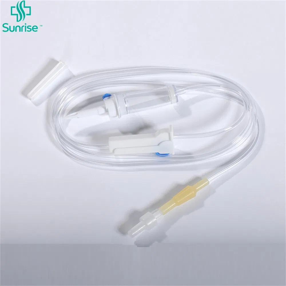 Conector sin aguja con tubo de extensión, set de infusión sin aguja