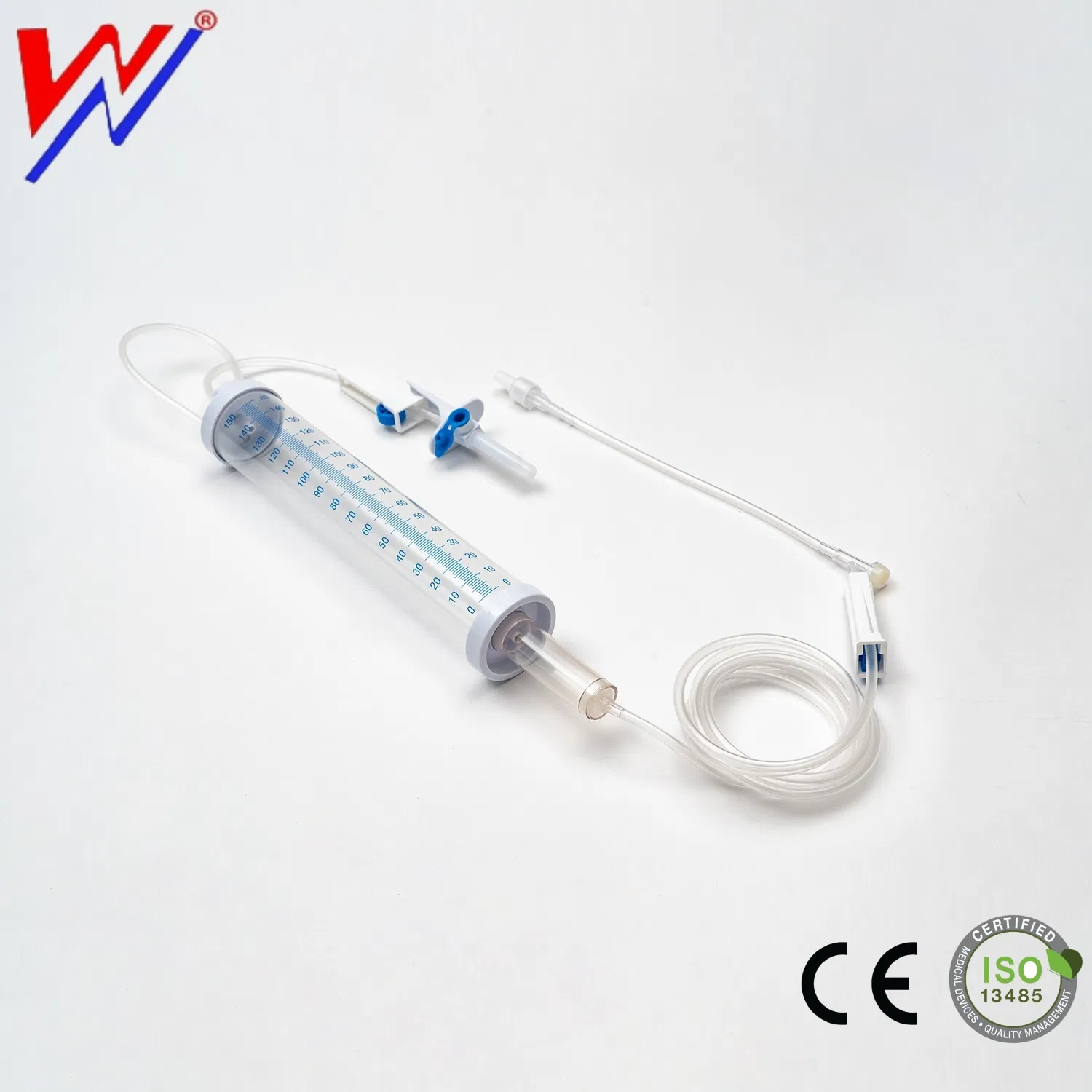 Set de infusión desechable de bureta IV de buena calidad con ISO, CE 100/150ml Cc para niños pediátricos tipo microgotas estéril intravenoso para un solo uso 60 gotas