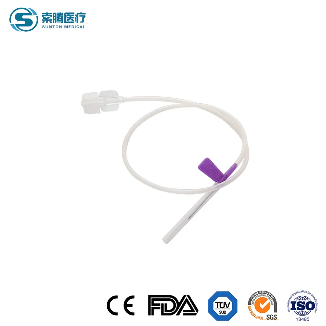Conjunto de infusión de vena del cuero cabelludo Sunton Jms, proveedor de conjunto de infusión desechable de China, aguja de infusión de vena de seguridad desechable, conjunto de vena del cuero cabelludo con aguja mariposa de seguridad