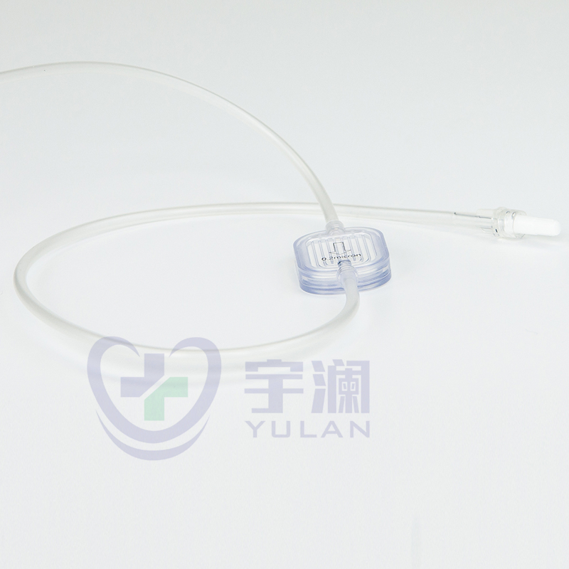 Juego de infusión intravenosa desechable con filtro de precisión