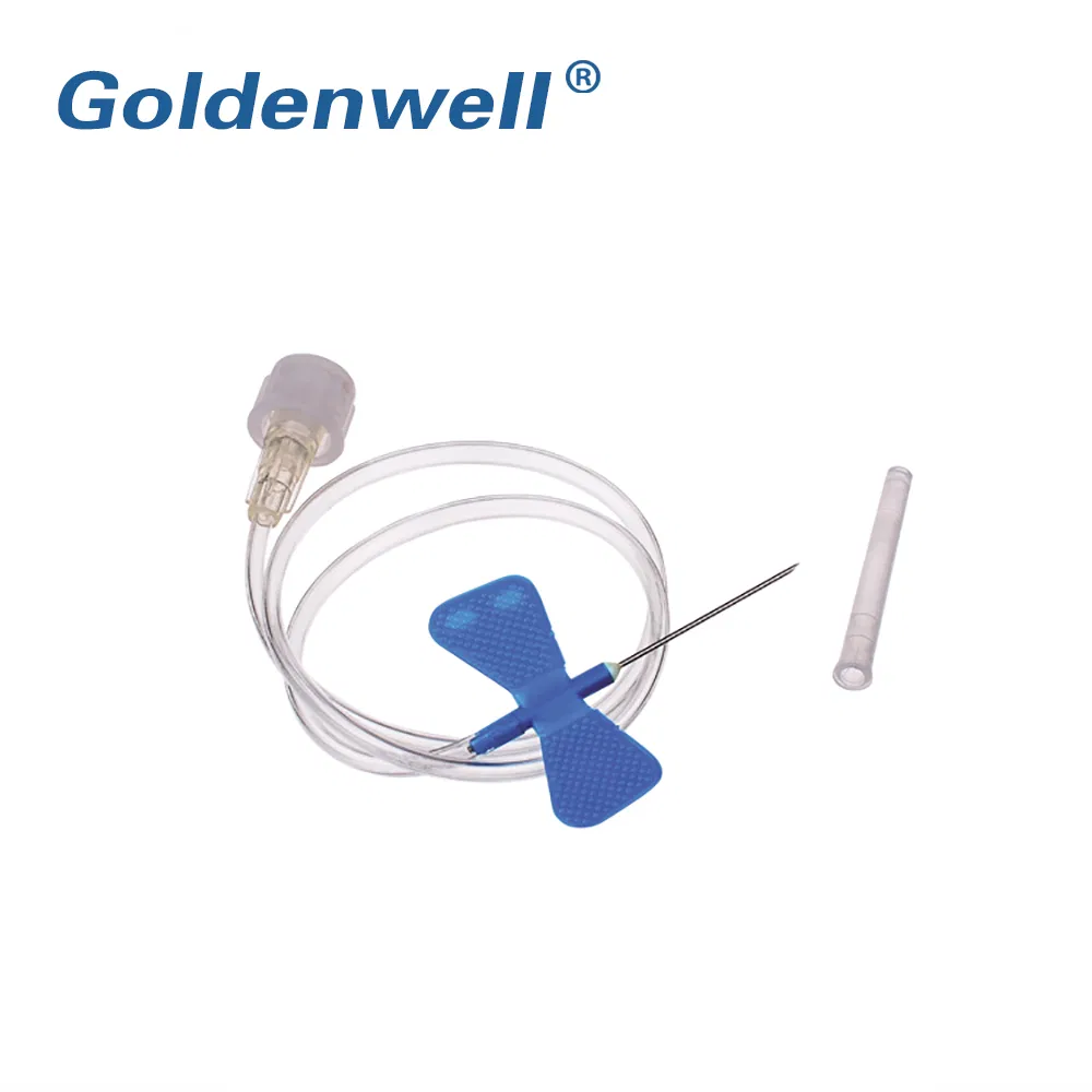 Conjunto de agujas mariposa desechables para venas del cuero cabelludo con CE/ISO