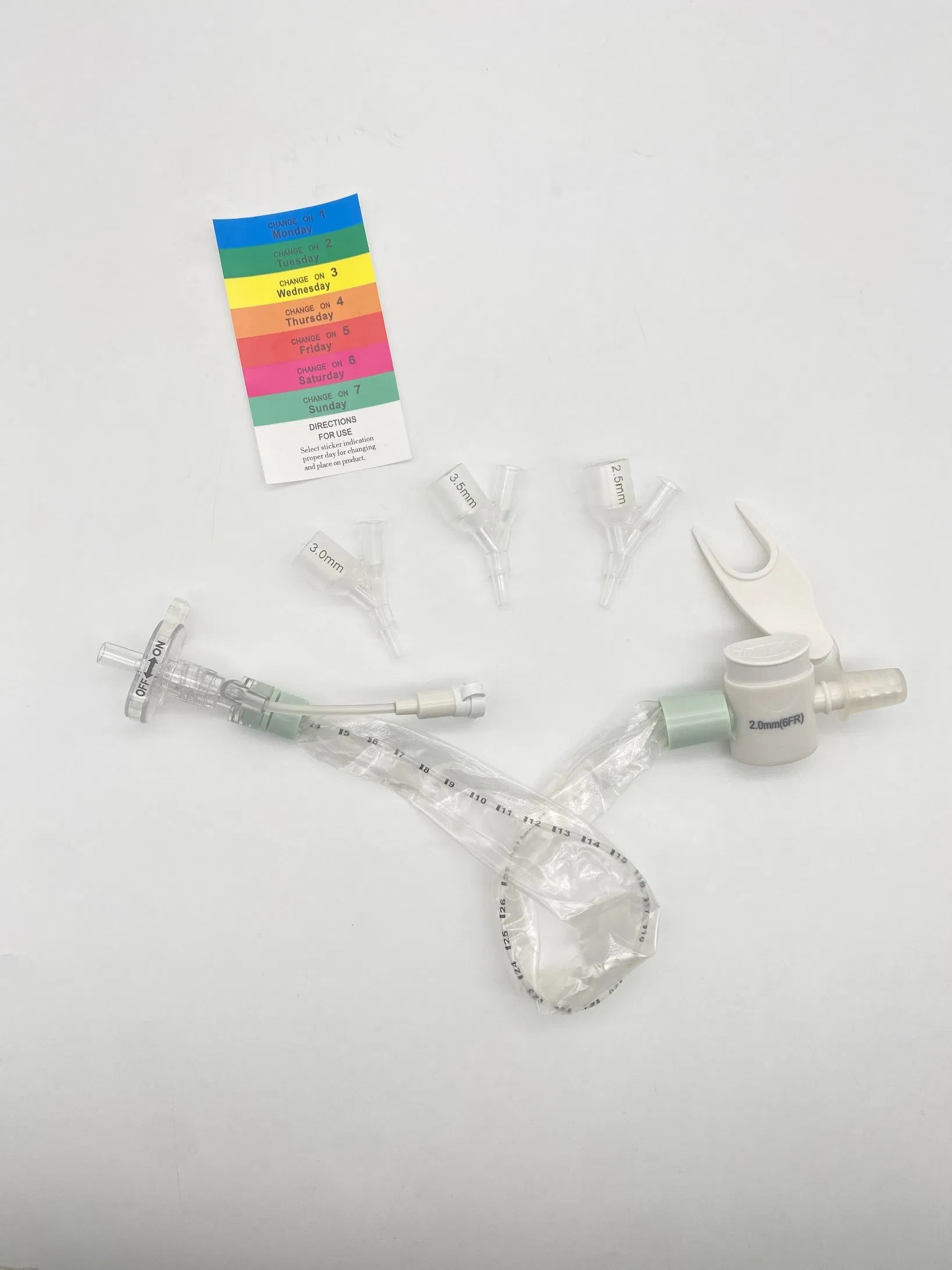 Catéter de Succión Cerrado Neonatal y Pediátrico con 3 Adaptador Traqueal en Y