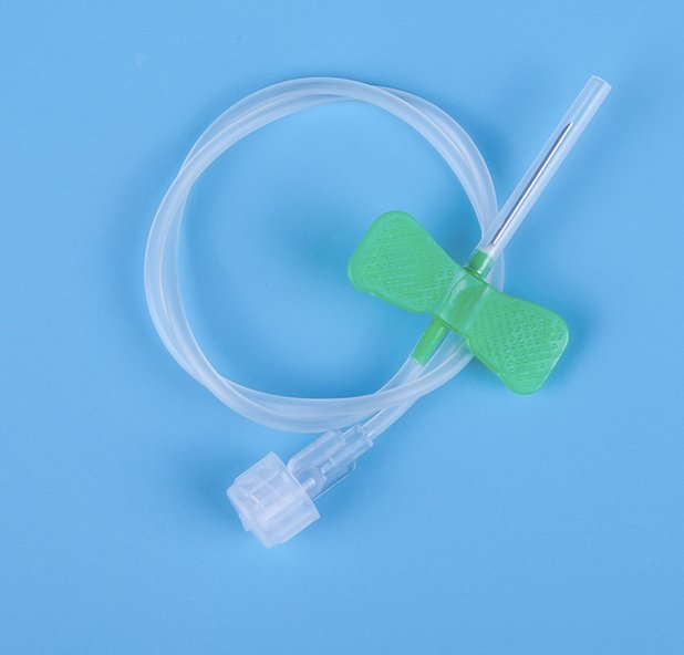 Juego de aguja de infusión intravenosa desechable de seguridad de fábrica de China