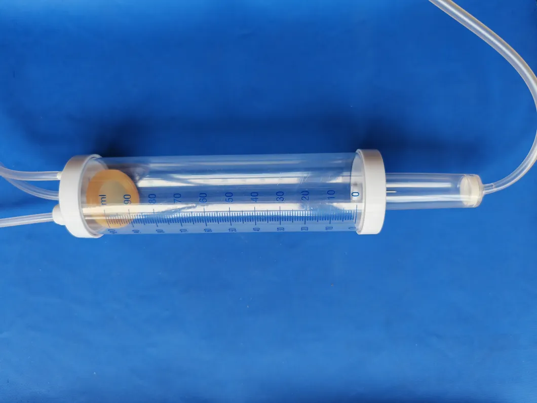 Juego de infusión de bureta médica estéril desechable con 60drop cámara