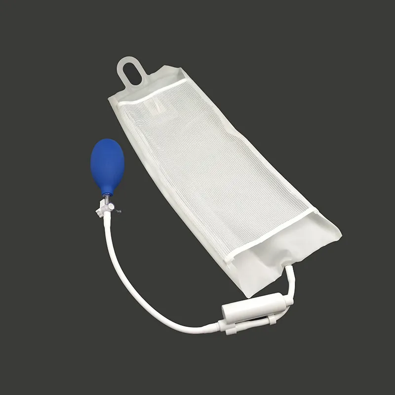 Bolsa de infusión de presión desechable para uso médico con bomba o manómetro