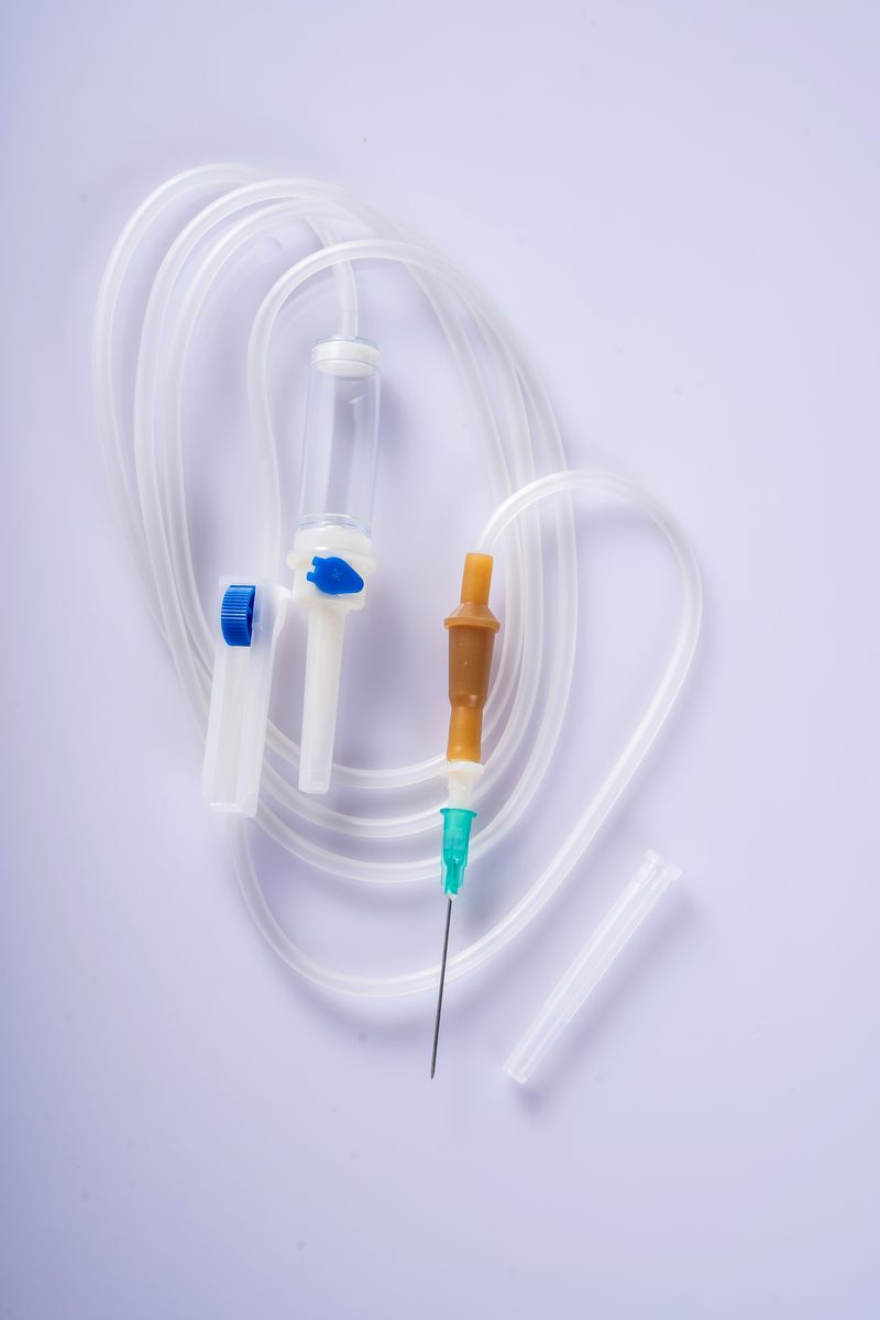 Conjunto de infusión desechable con aguja para señuelos