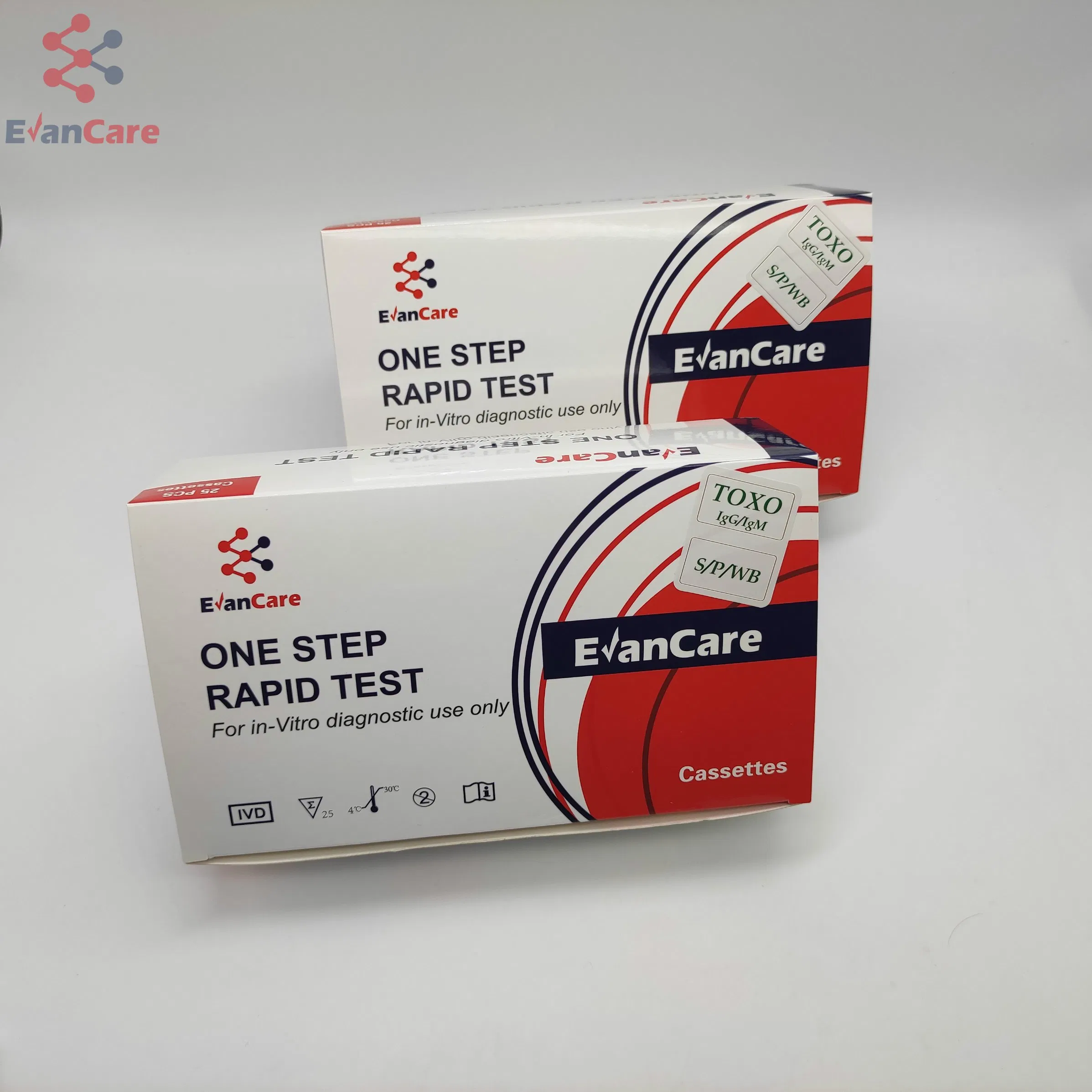 Kit de Prueba Diagnóstica Médica Rápida Ivd de Anticuerpos IgG IgM Toxo/Cmv/Rub/Hsv (Suero Plasma 5-in-1 Panel) Buen Precio