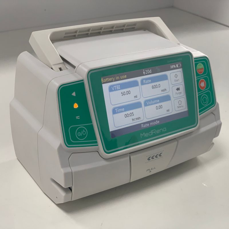 Bomba de infusión automática micro con pantalla táctil grande y alta precisión