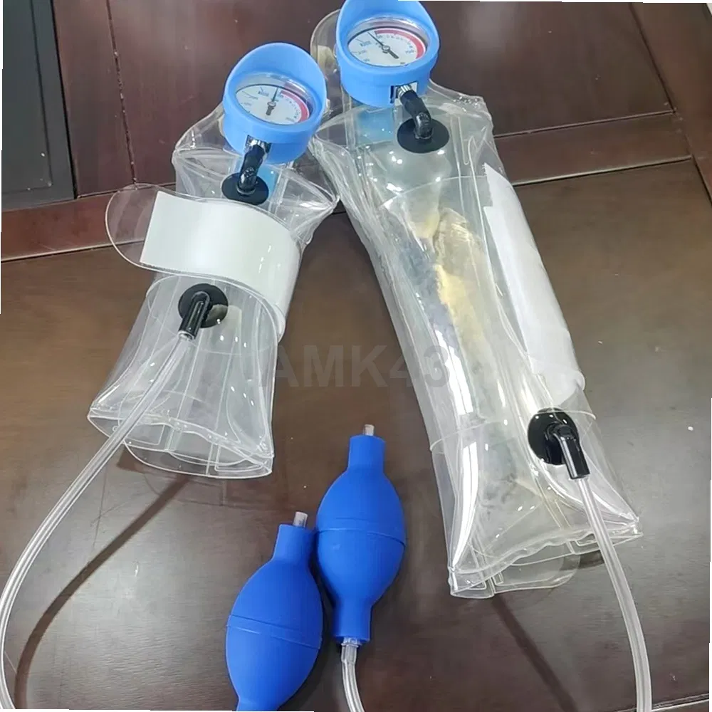 Bolsa de presión de infusión de emergencia portátil compatible con juegos de infusión intravenosa