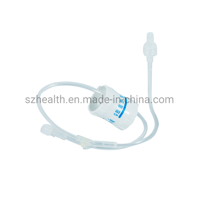 Juego de infusión IV desechable estéril con reguladores de flujo IV y tubo de extensión