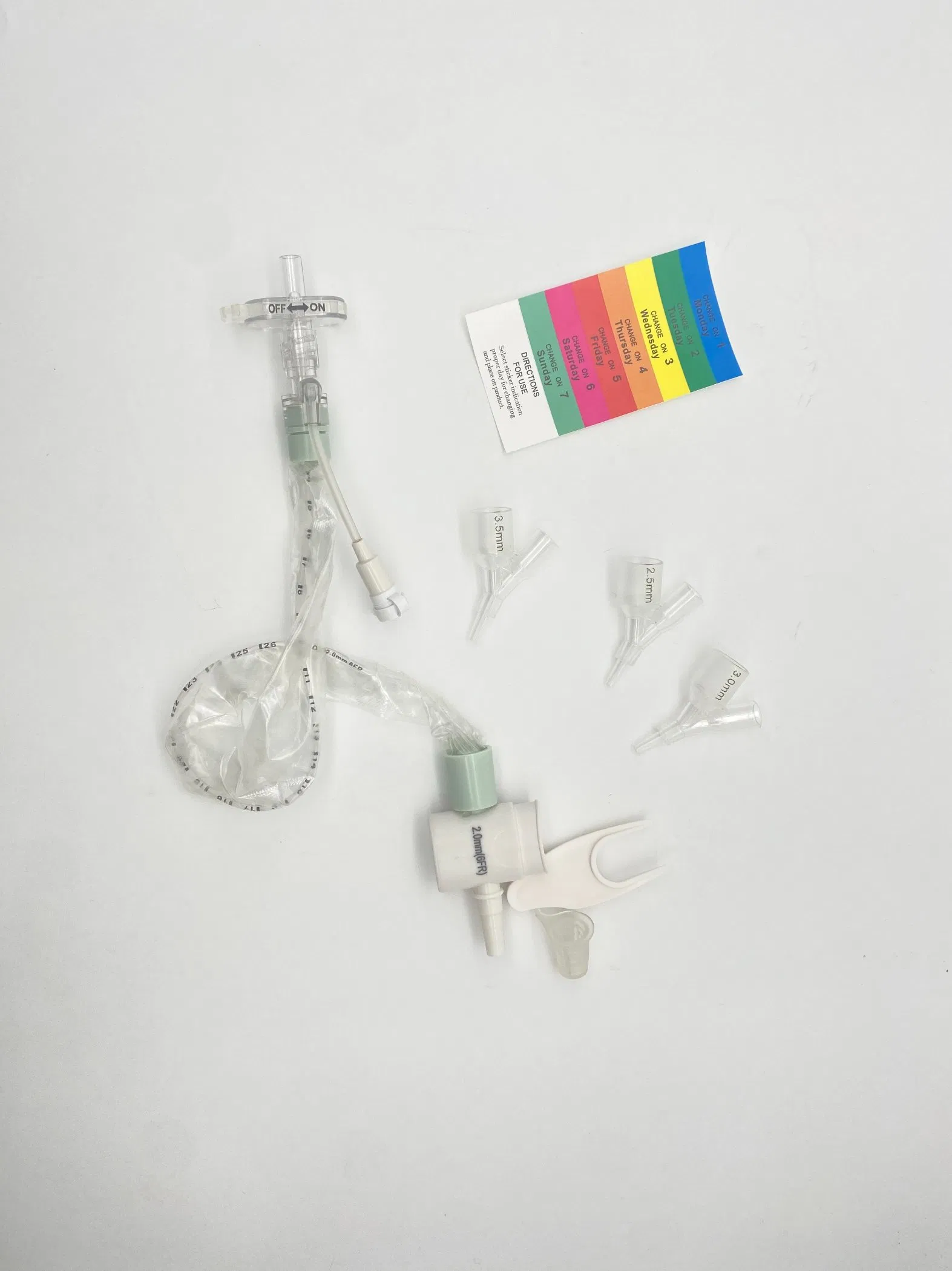 Catéter de Succión Cerrado Neonatal y Pediátrico con 3 Adaptador Traqueal en Y