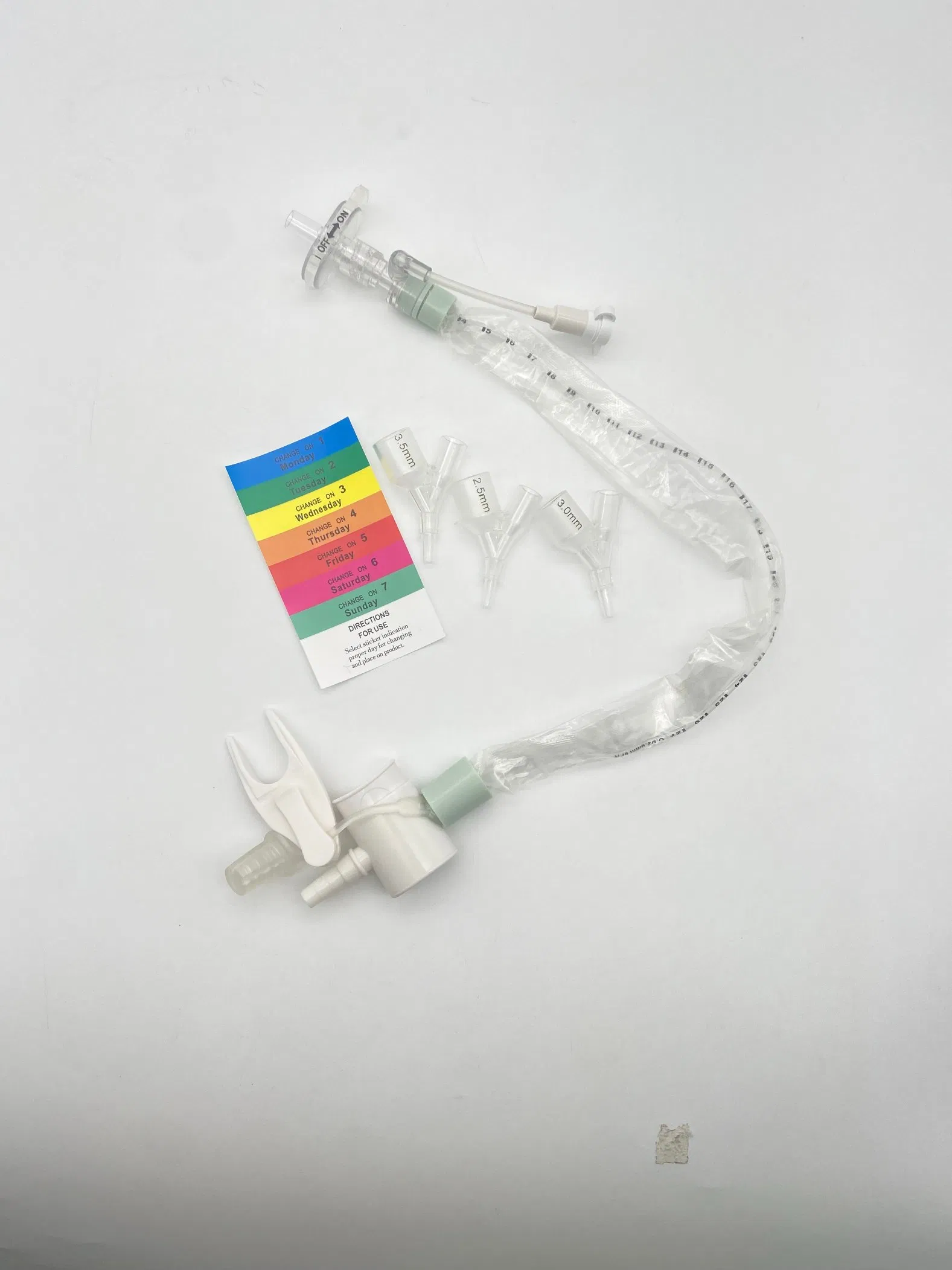 Catéter de Succión Cerrado Neonatal y Pediátrico con 3 Adaptador Traqueal en Y