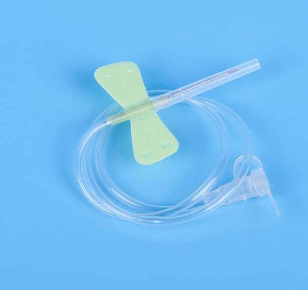Juego de aguja de infusión intravenosa desechable de seguridad de fábrica de China