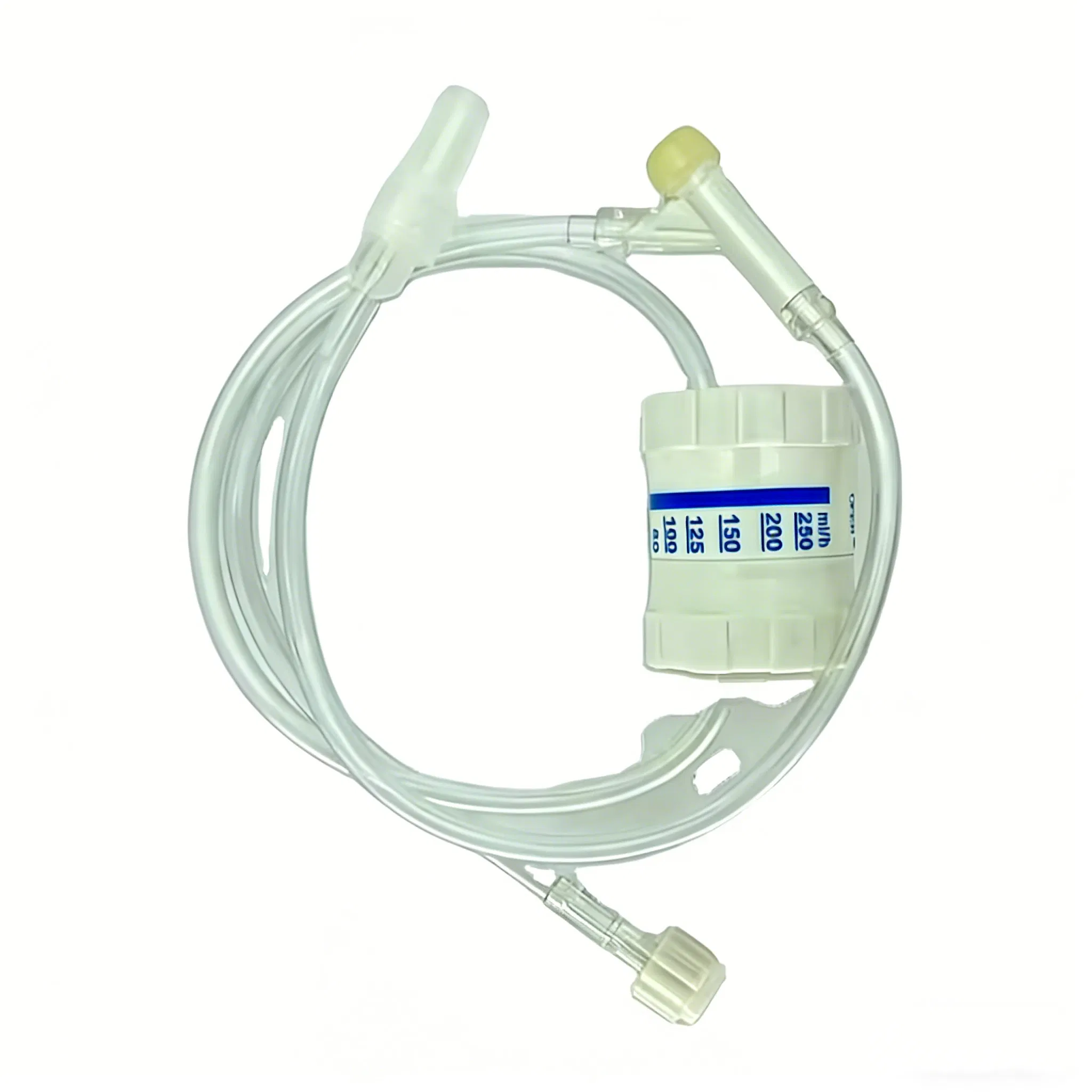 Conjunto de extensión de infusión intravenosa médica con 5ml/H-250ml/H regulador de flujo