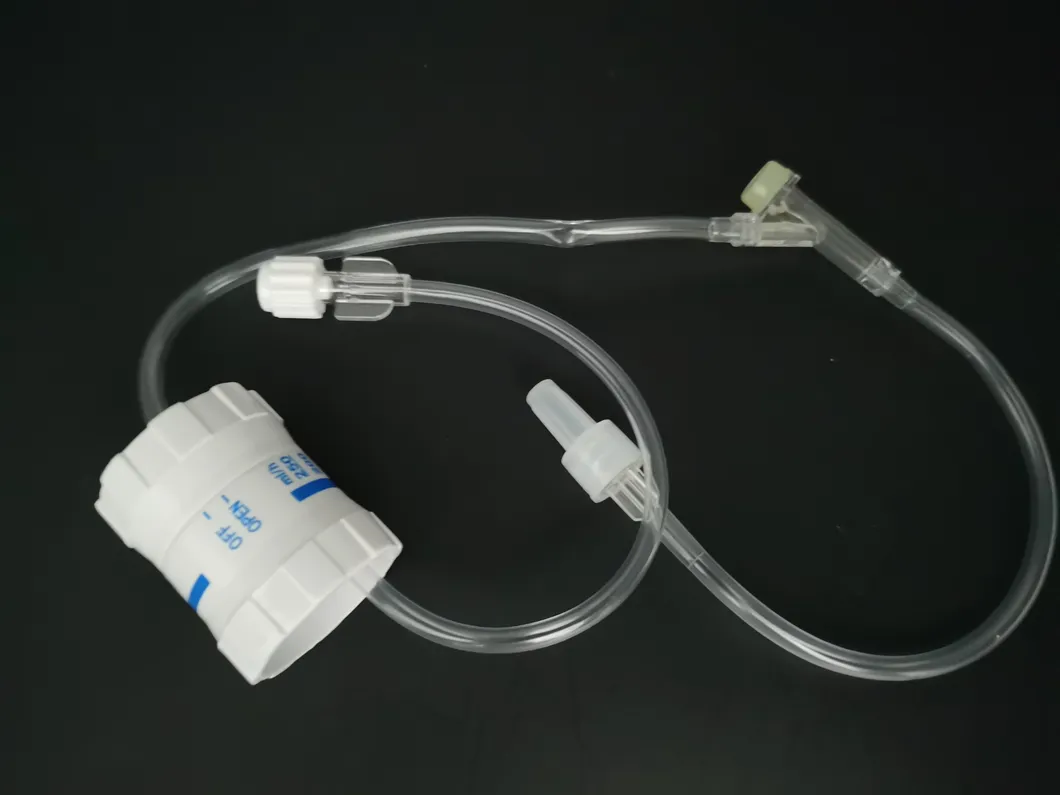 Productos médicos juego desechable de extensión de tubo IV regulador de flujo conjunto de infusión