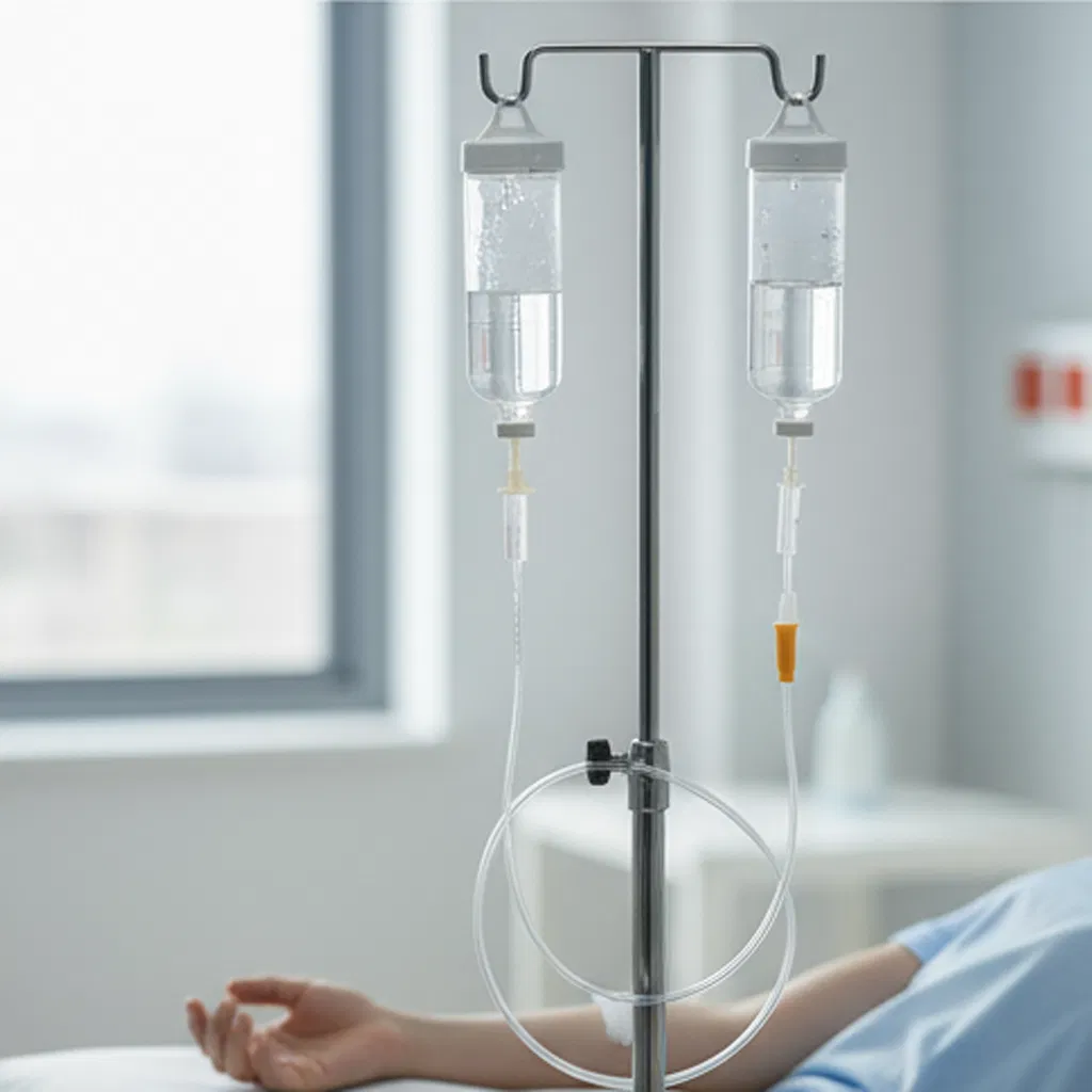 Conjunto de infusión médica sin PVC para una mayor seguridad del paciente