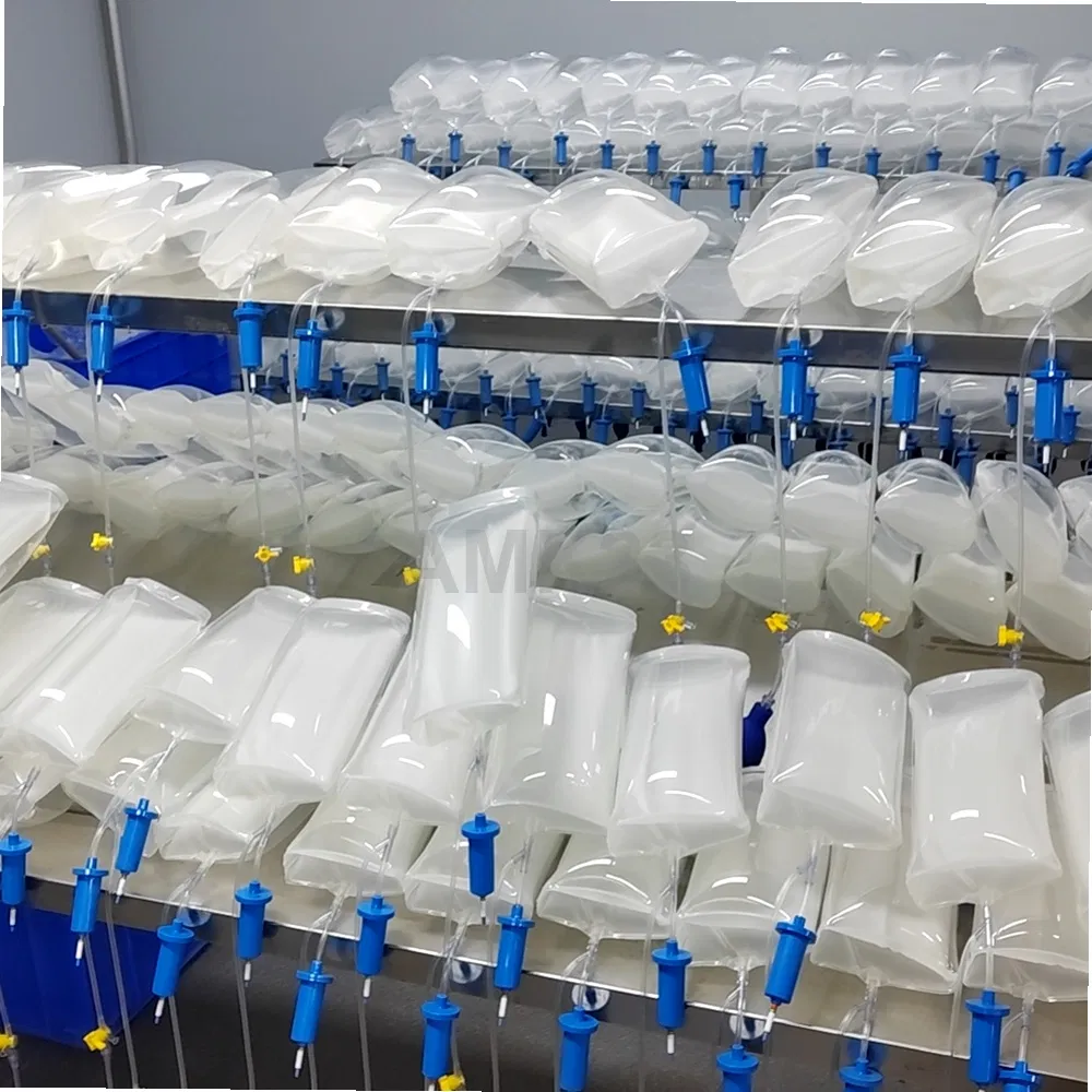 Bolsa de presión de infusión de emergencia portátil compatible con juegos de infusión intravenosa