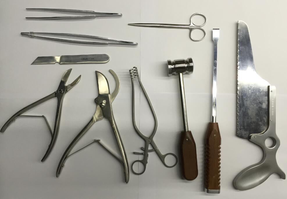 Equipo Médico Ysjpb-02 Kit de Disección Anticorrosión para Morgue Instrumento de Autopsia Precio