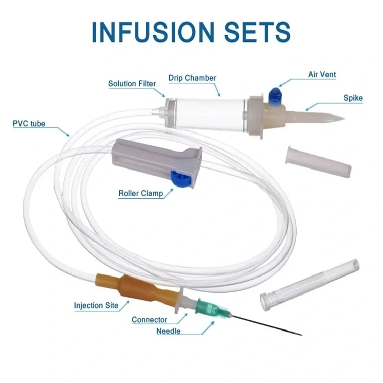 Juego de Infusión IV Desechable 150ml