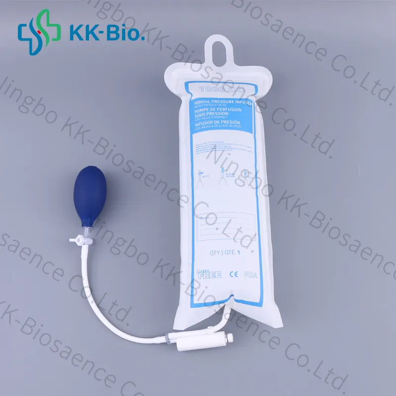 Bolsa de infusión manual a presión con manómetro aneroide 1