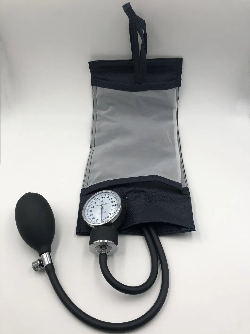 Bolsa de infusión a presión de material de nailon reutilizable para infusión rápida de fluidos sanguíneos