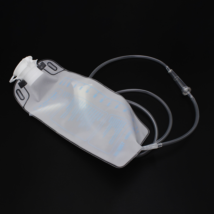 Conjunto de bolsa de alimentación enteral desechable de alta calidad tipo gravedad para infusión
