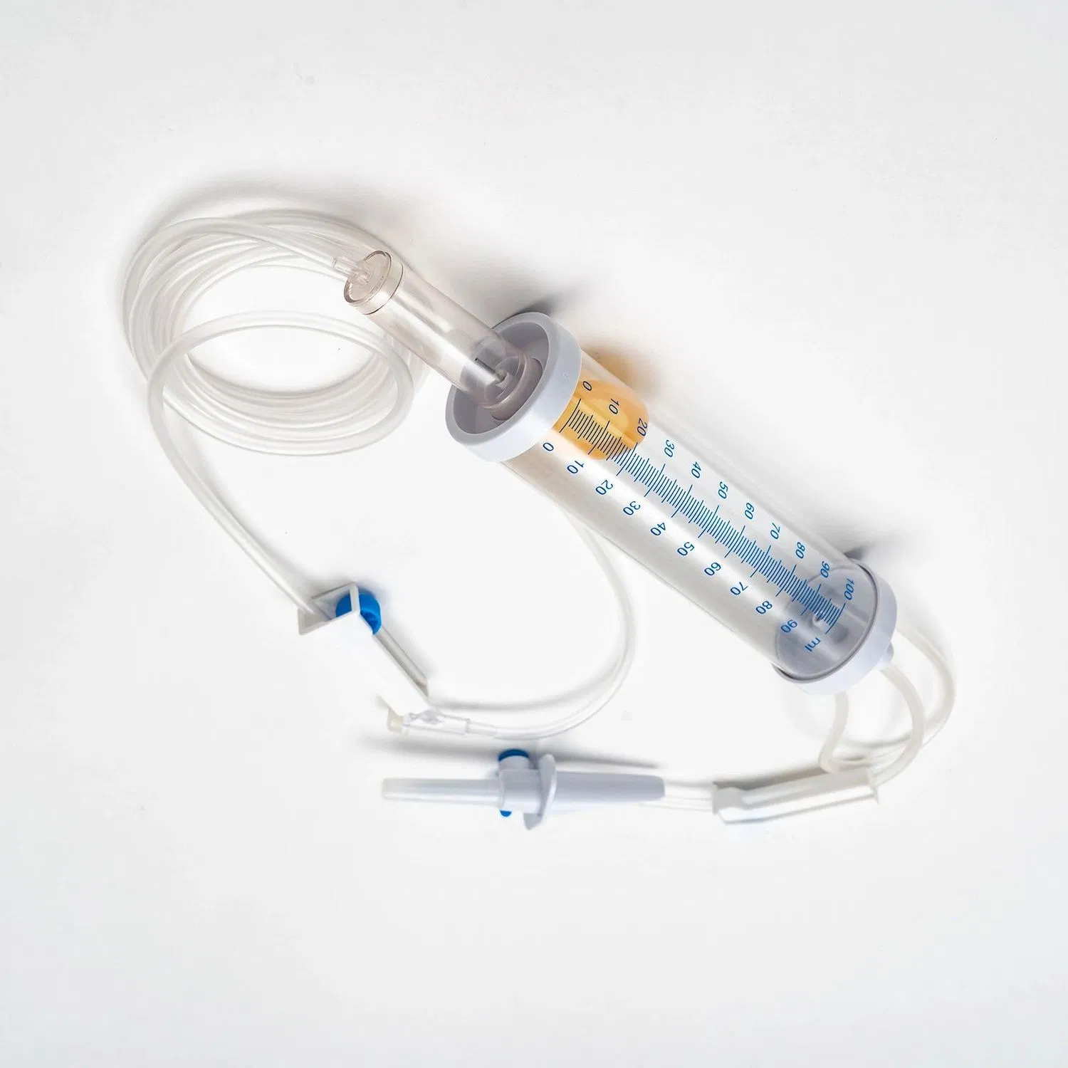 Conjunto de infusión intravenosa estéril desechable para goteo de fluidos intravenosos